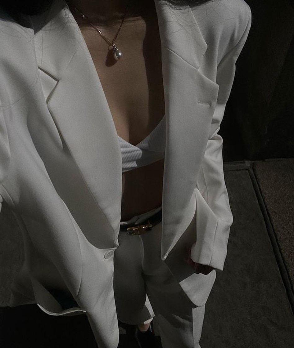 여름 올화이트 수트😎🤍 이미지3