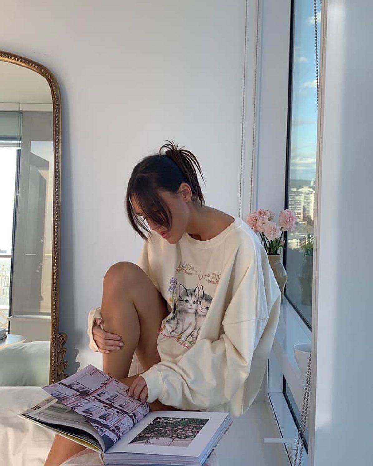 맨투맨에 숏팬츠 조합👍🏻❤️ 이미지7