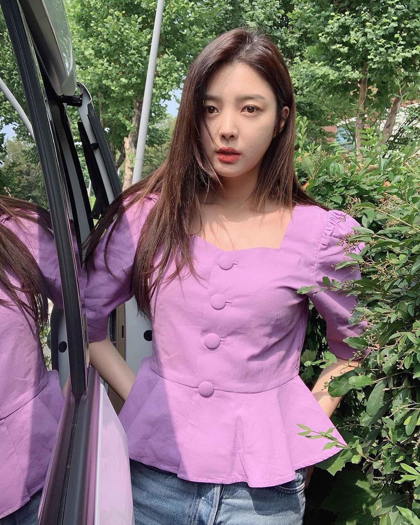 러블리 무드❤️💜페플럼 블라우스 이미지8
