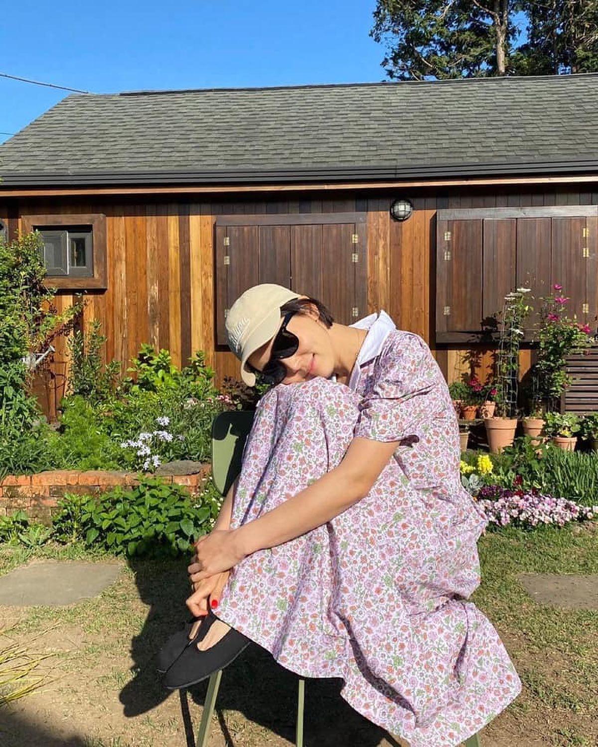 볼캡에 원피스 조합🧢🌷 이미지2