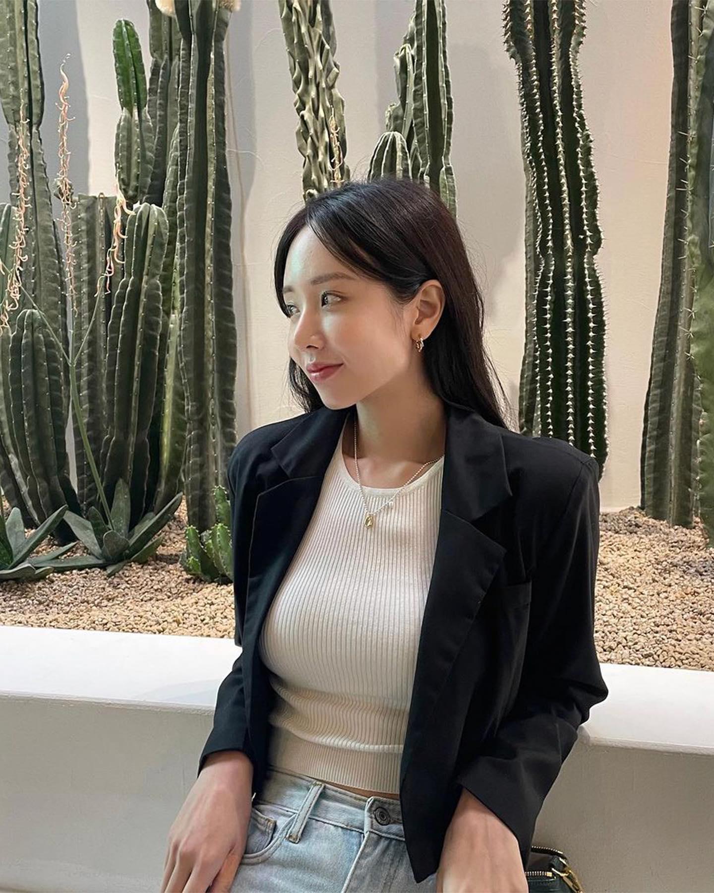 요즘 대세💛💜볼륨 팬던트 목걸이 이미지5