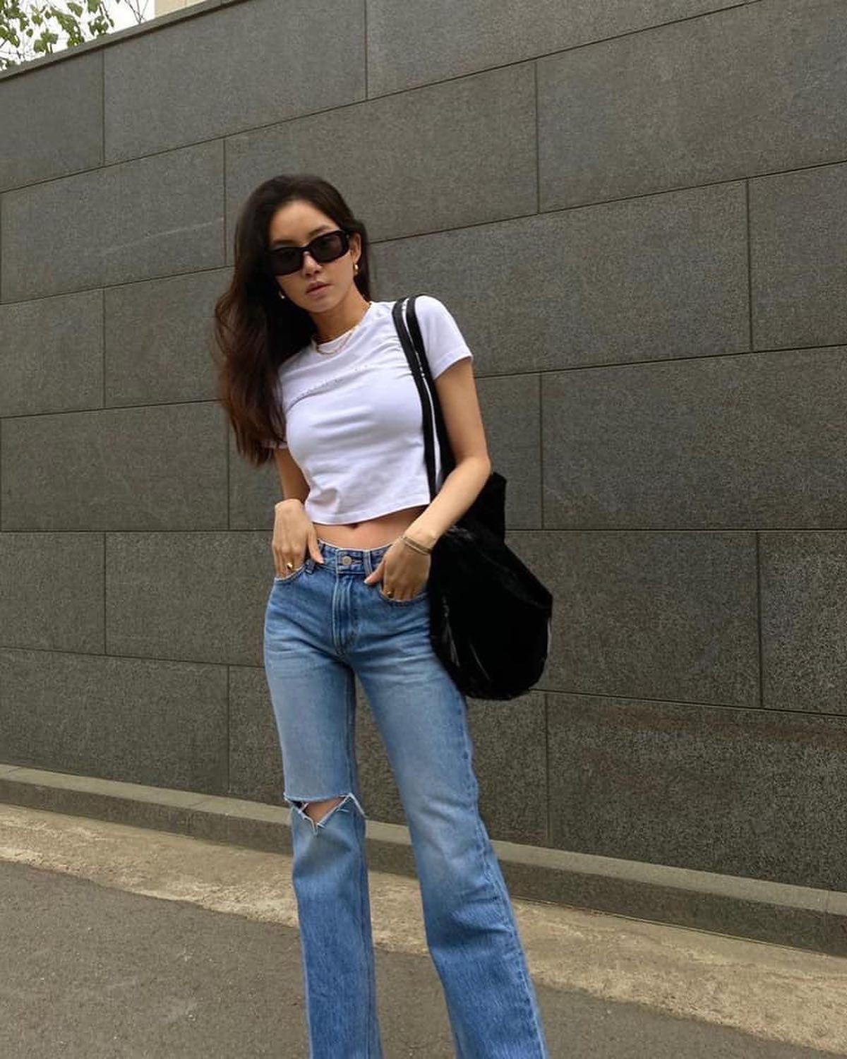 오늘은 와이드 팬츠로 가자👖🤍 이미지