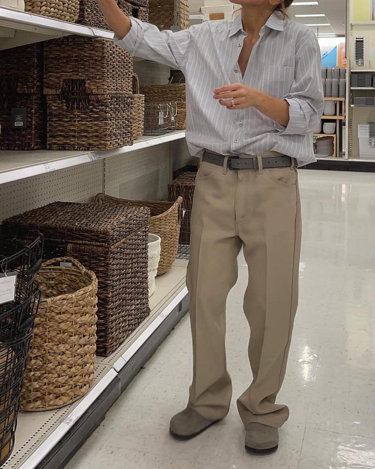 셔츠에 와이드슬랙스🧚🏻♀️ 이미지4