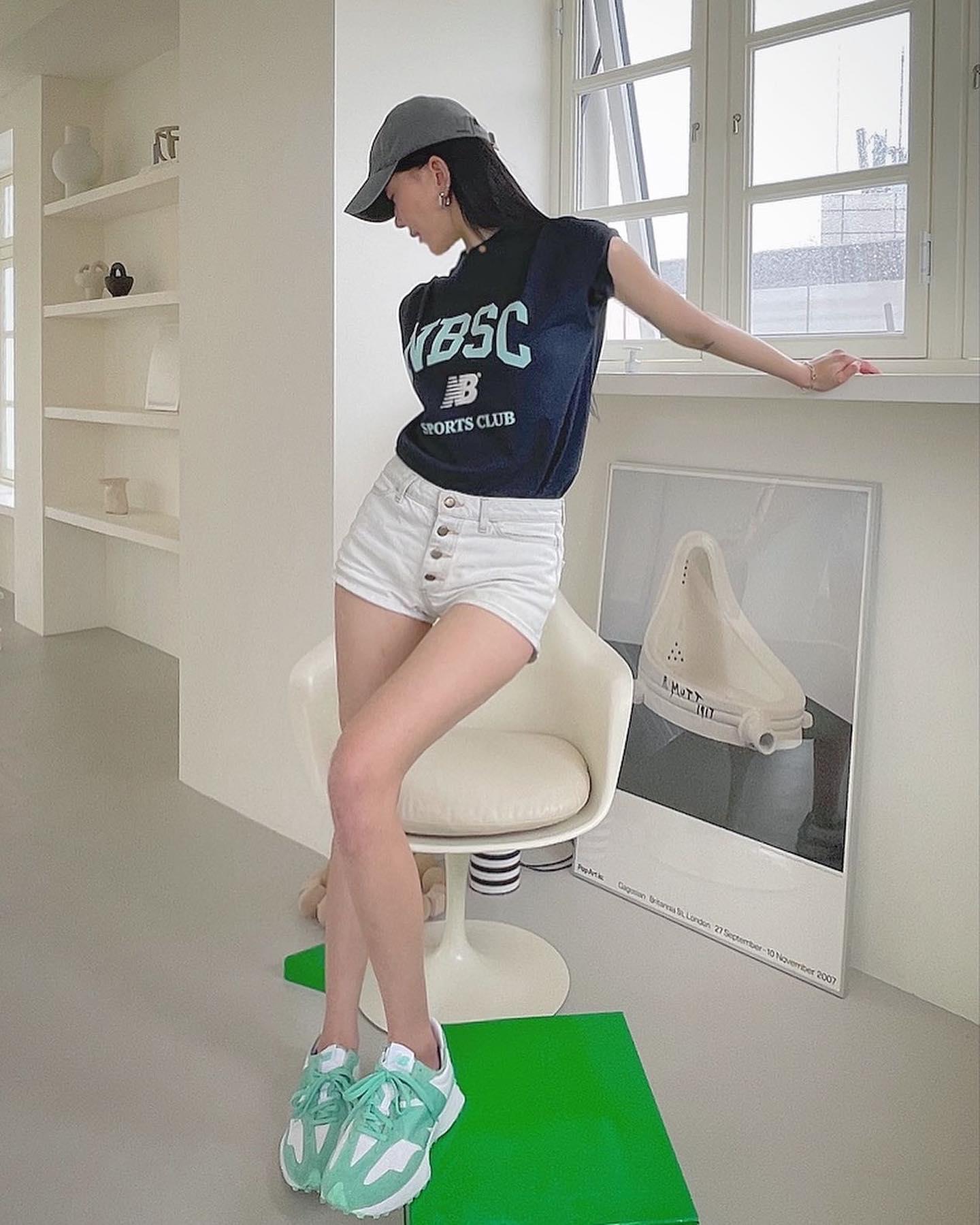 탐나는 레터링🤍💙@뉴발 반팔티 이미지8