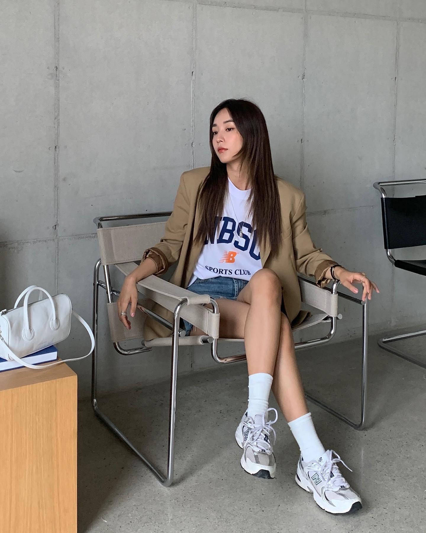 탐나는 레터링🤍💙@뉴발 반팔티 이미지10