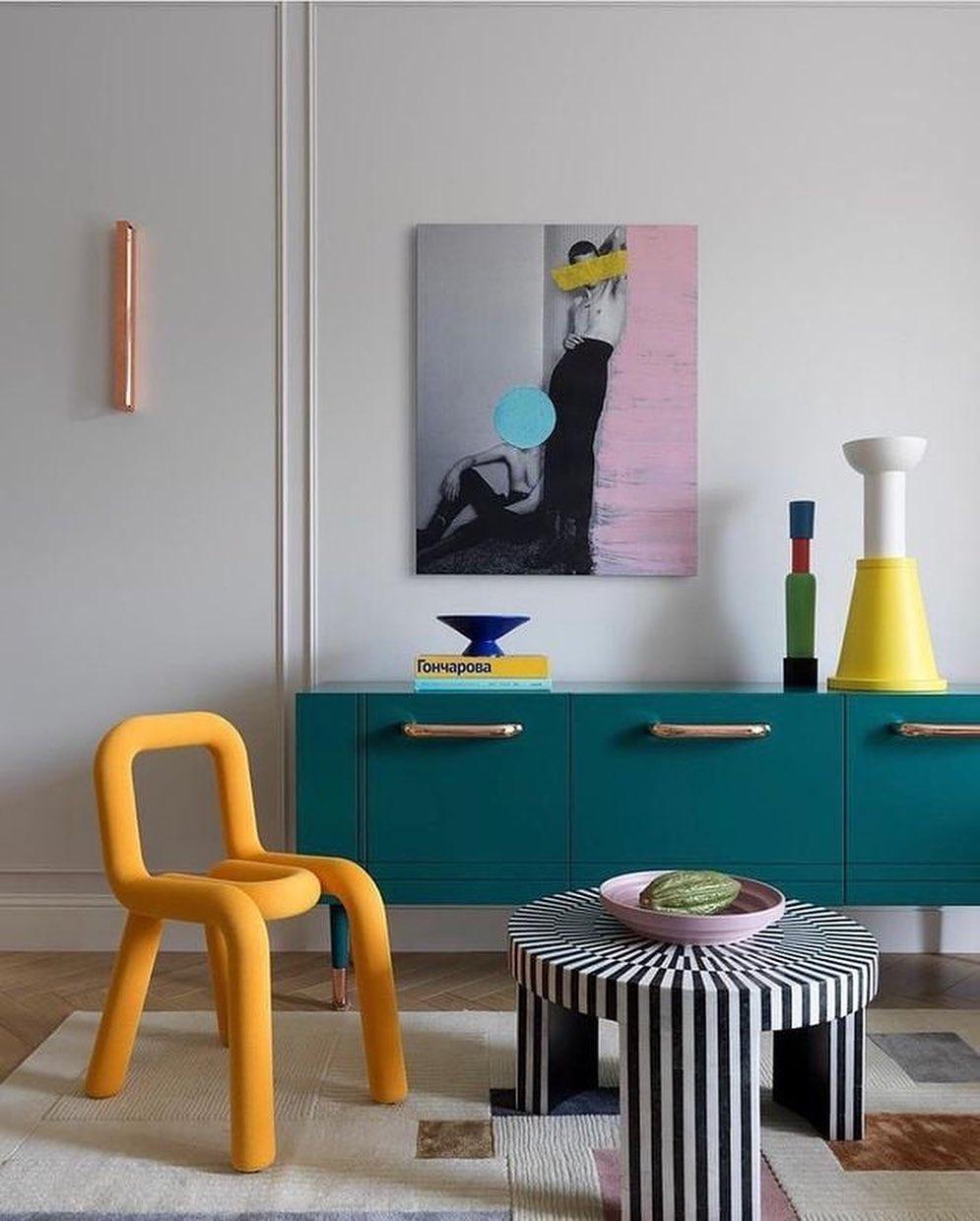 알록달록 무스타슈 볼드체어🪑🌈 이미지1