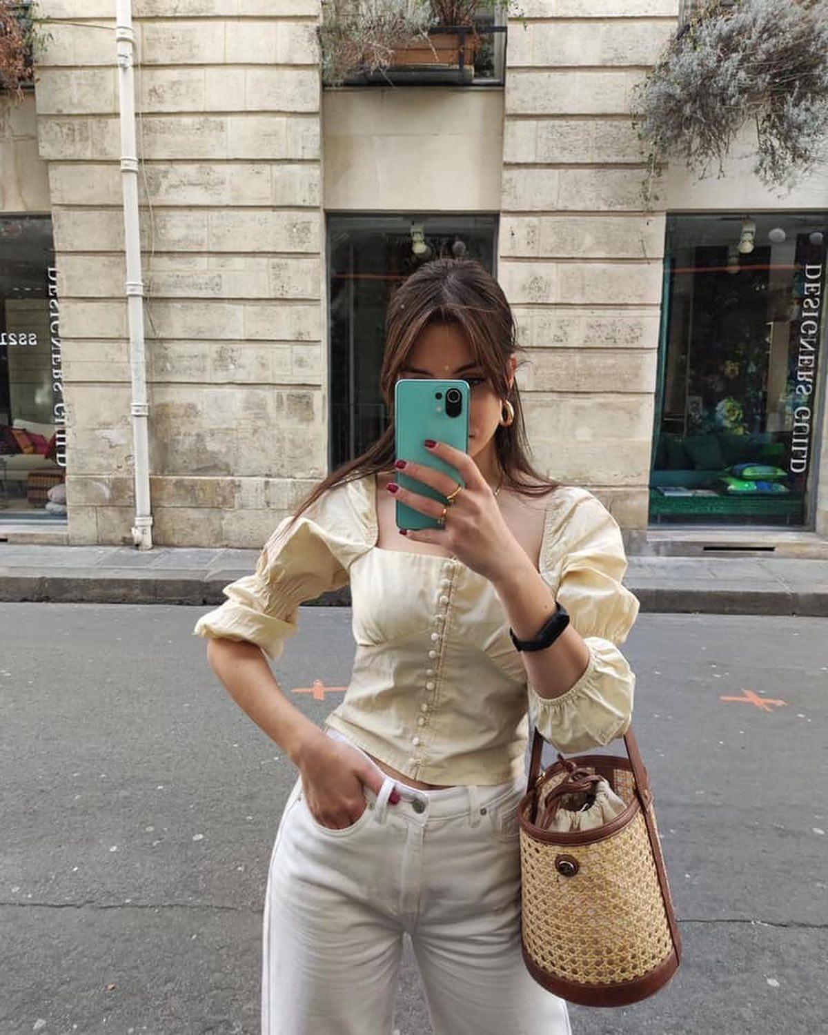 귀엽고 예뻐😘 블라우스🤍💙 이미지5