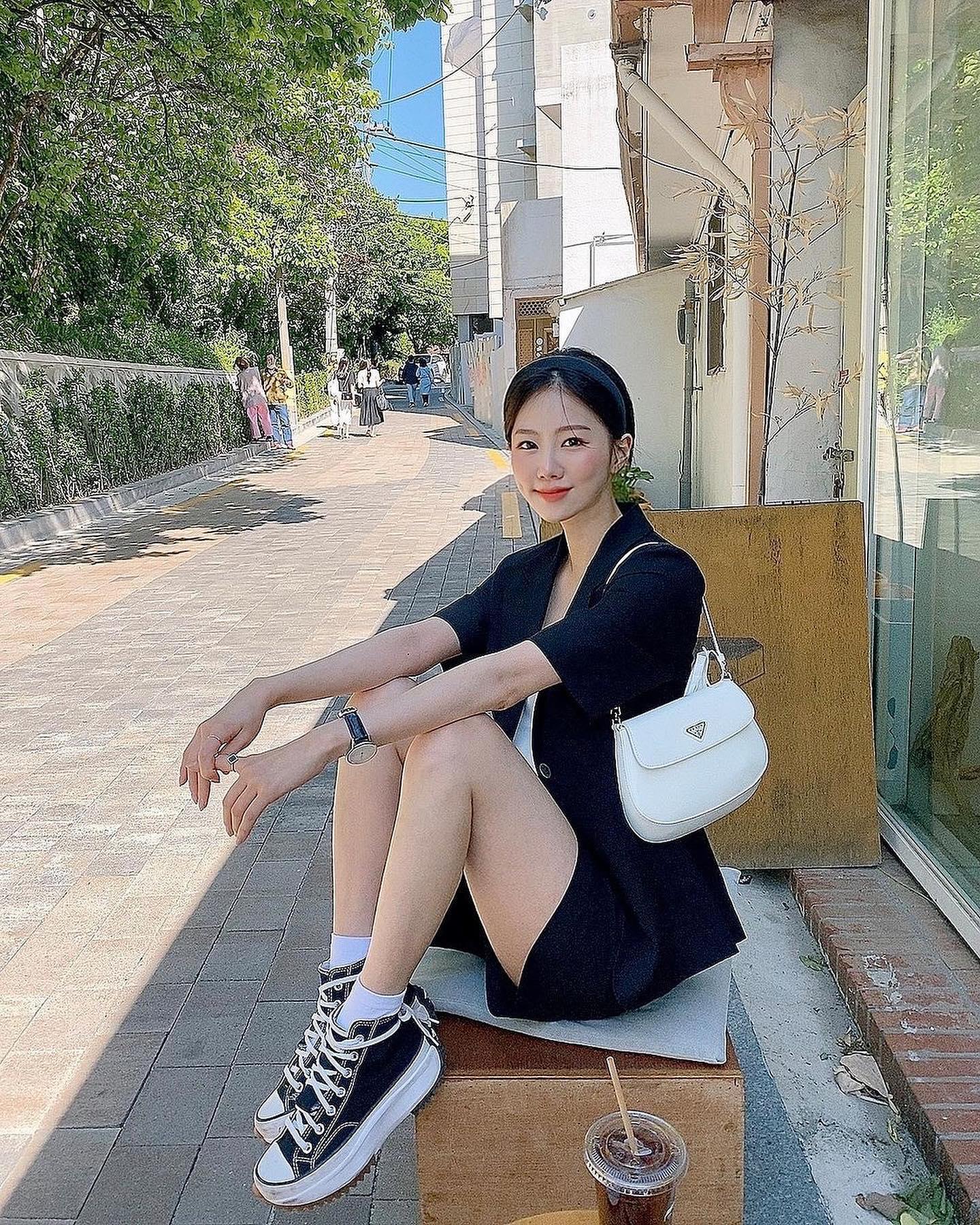 여름 이런룩💛💙셋업 @린넨자켓 이미지5