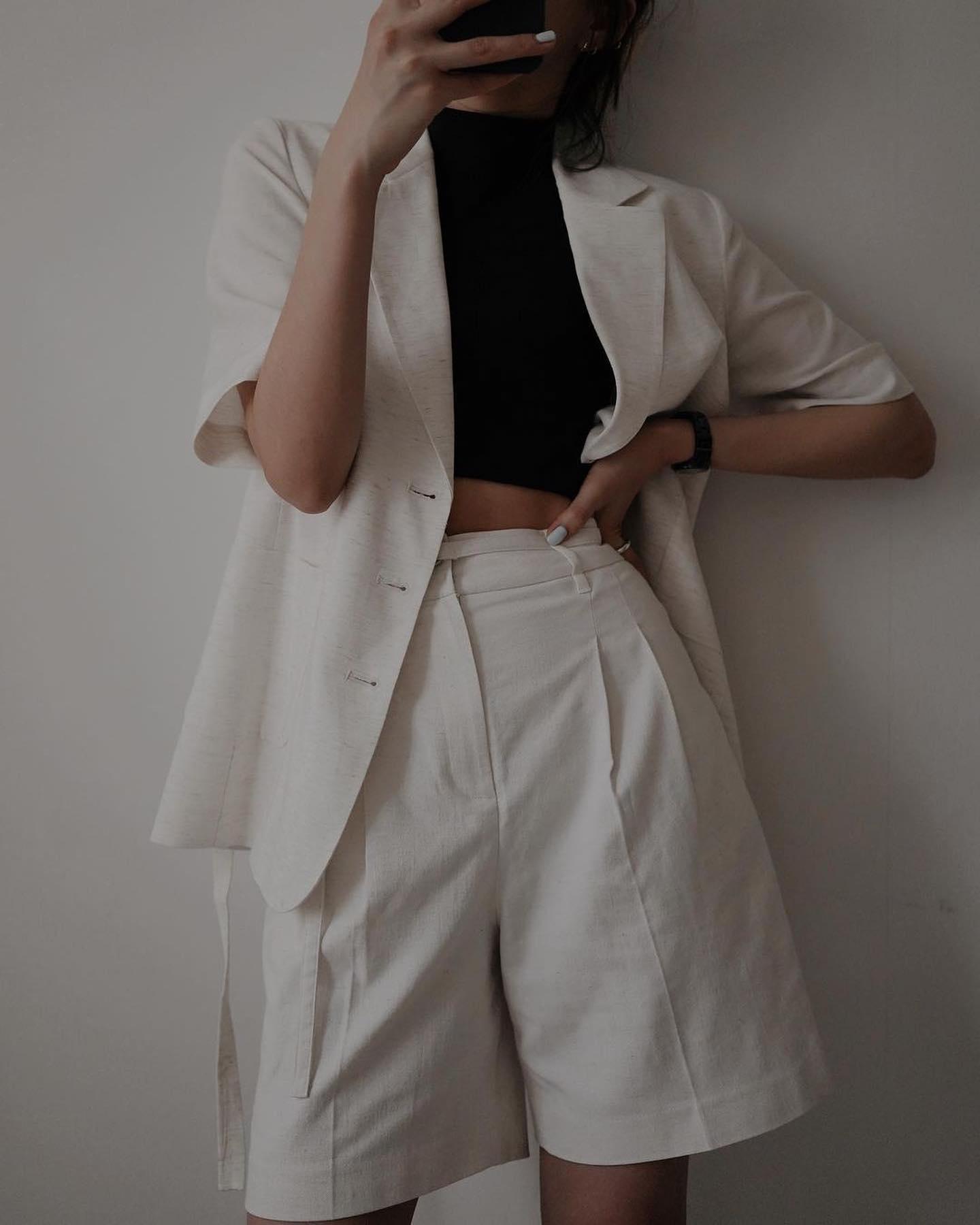 여름 이런룩💛💙셋업 @린넨자켓 이미지8