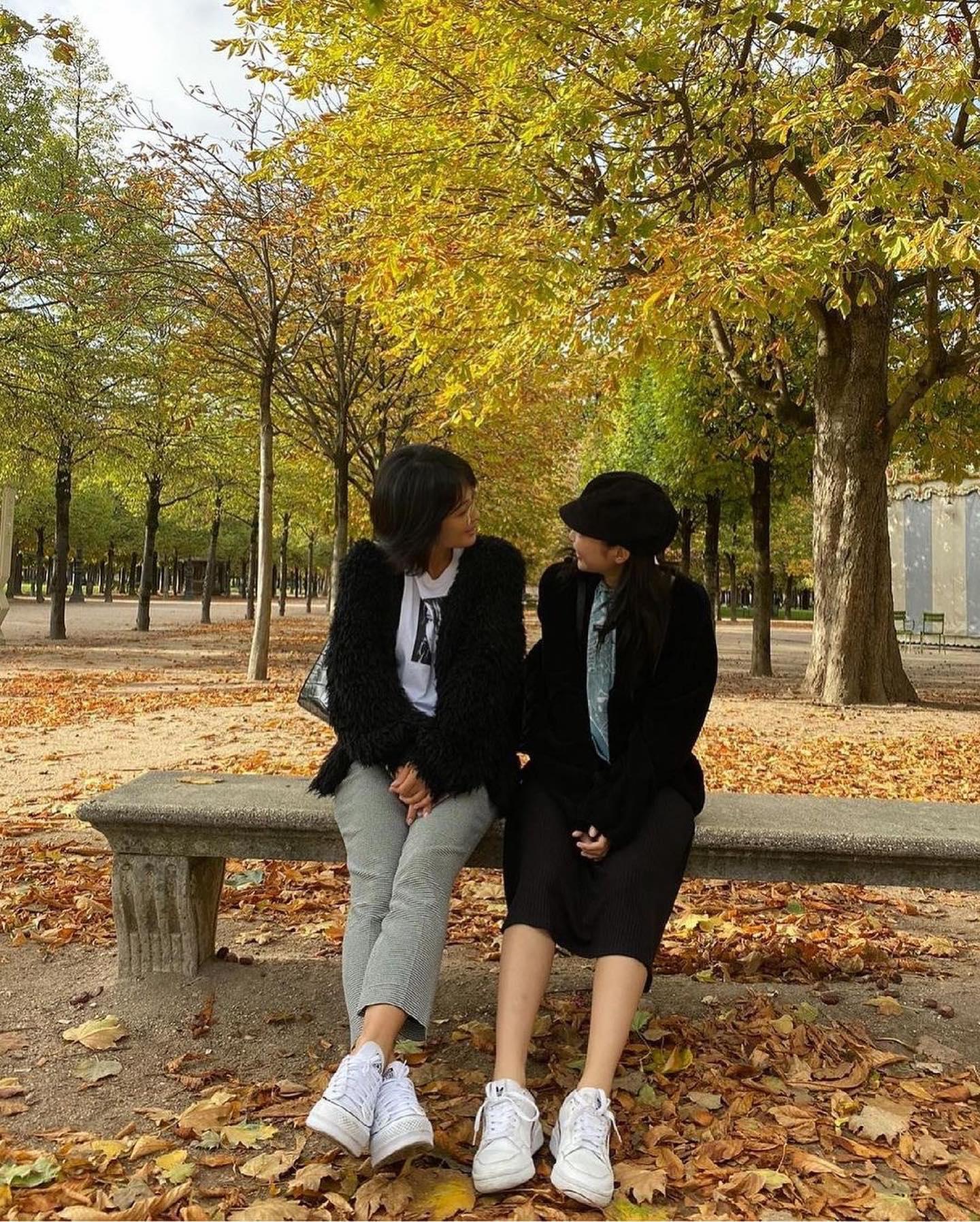 넘 예쁜 제니 모녀 코디👩‍👧❤️🖤 이미지4