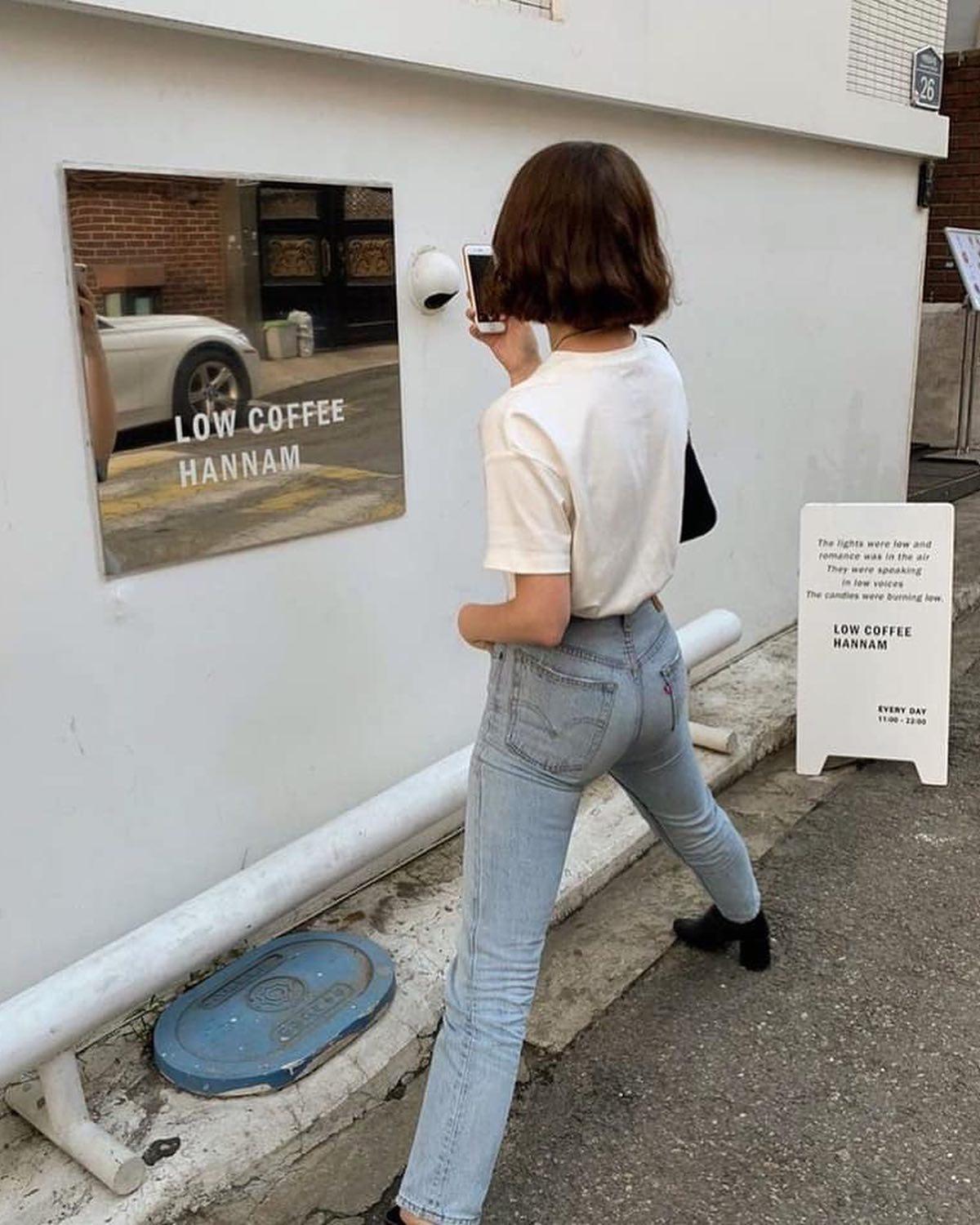 보기만 해도 시원한 연청바지💙🤍 이미지2