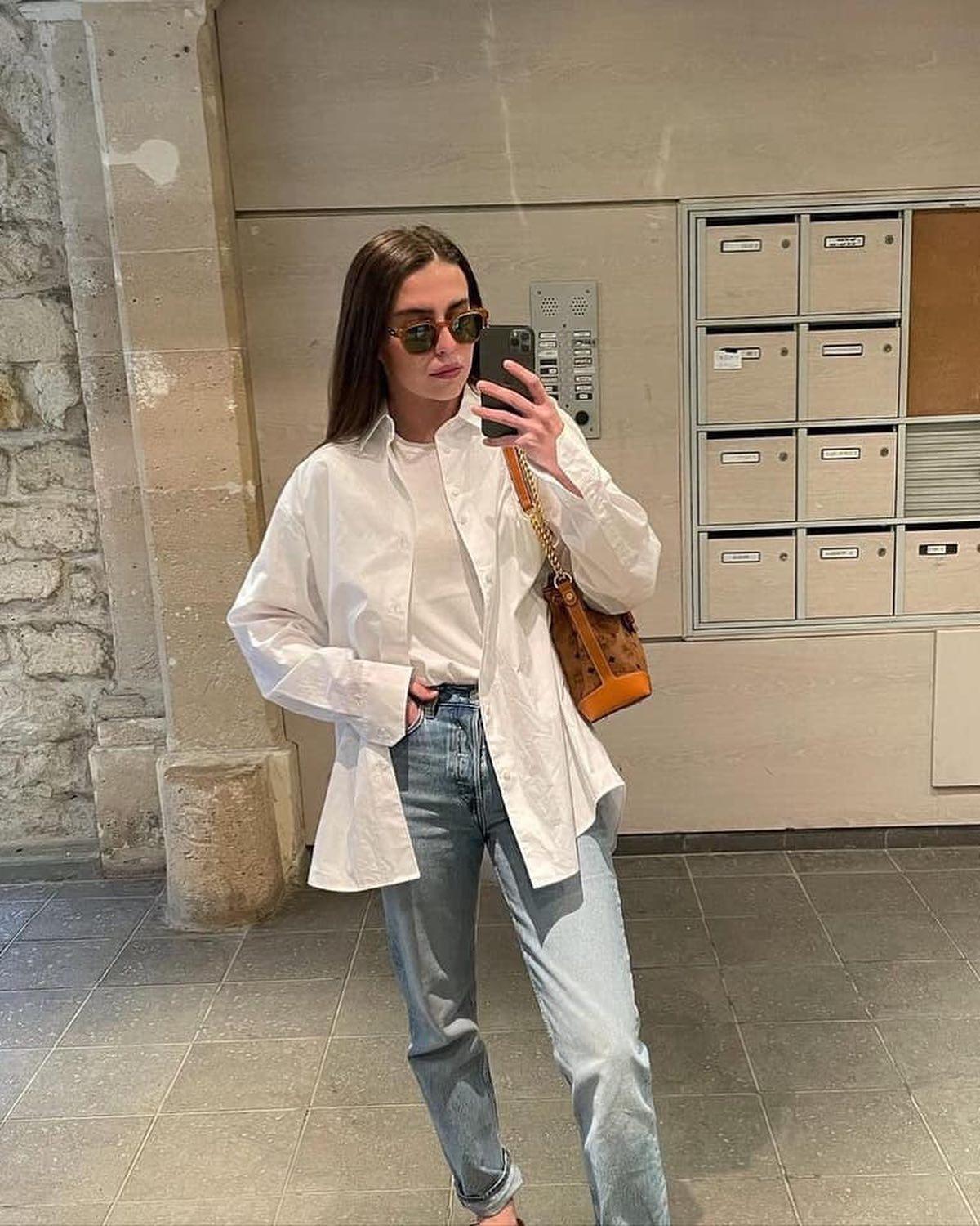 셔츠 빼서 코디하기🤍🧚🏻♀️✨ 이미지1