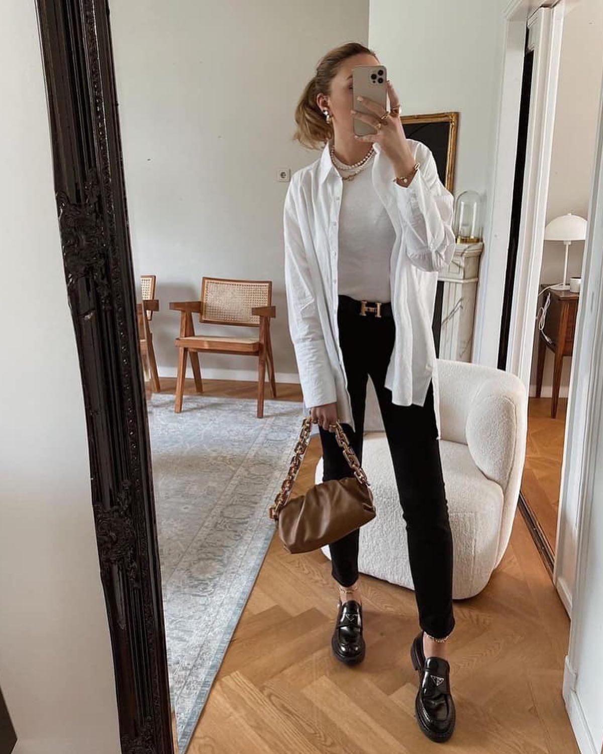 셔츠 빼서 코디하기🤍🧚🏻♀️✨ 이미지4