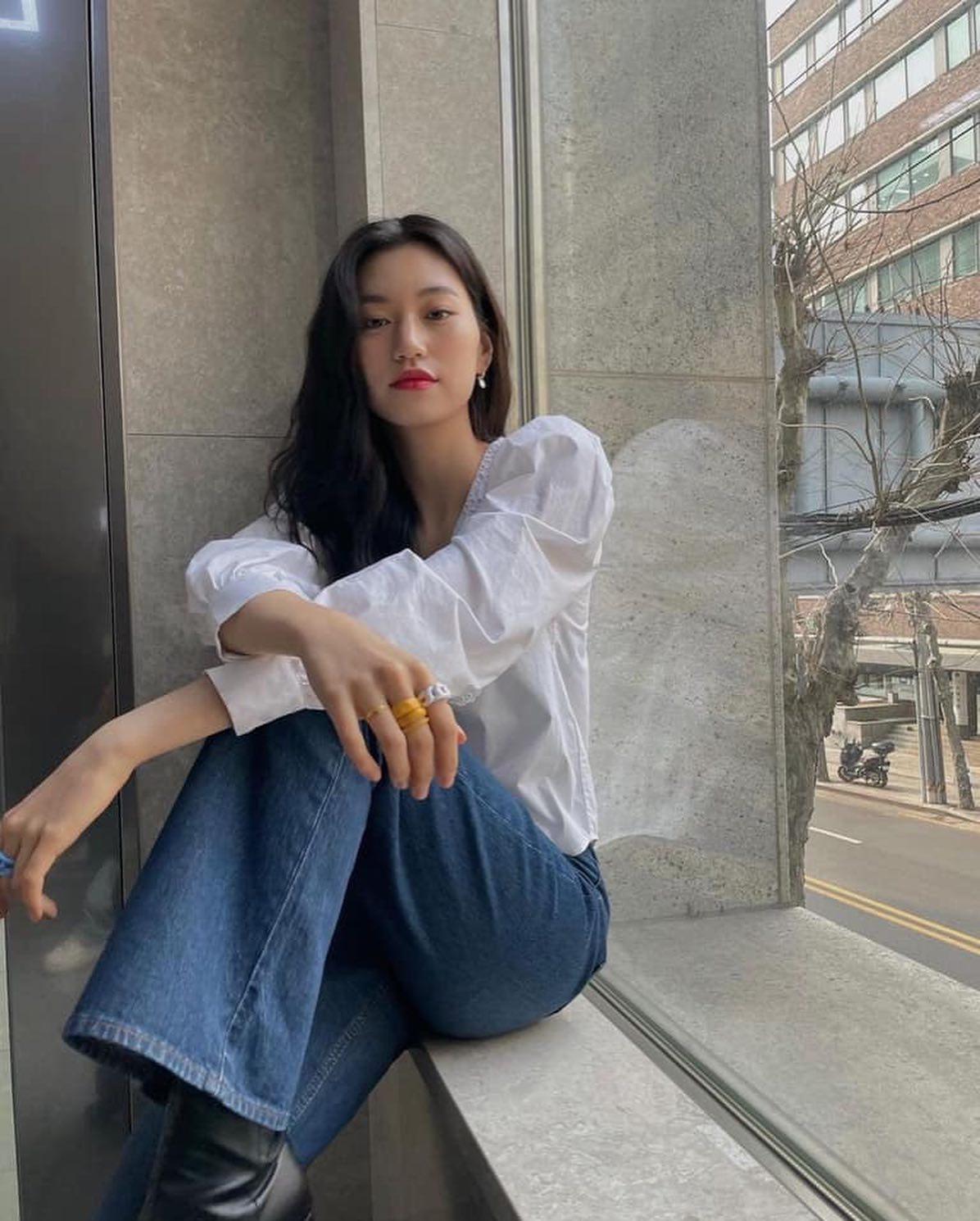 화이트 셔츠에 데님🤍+👖 이미지2