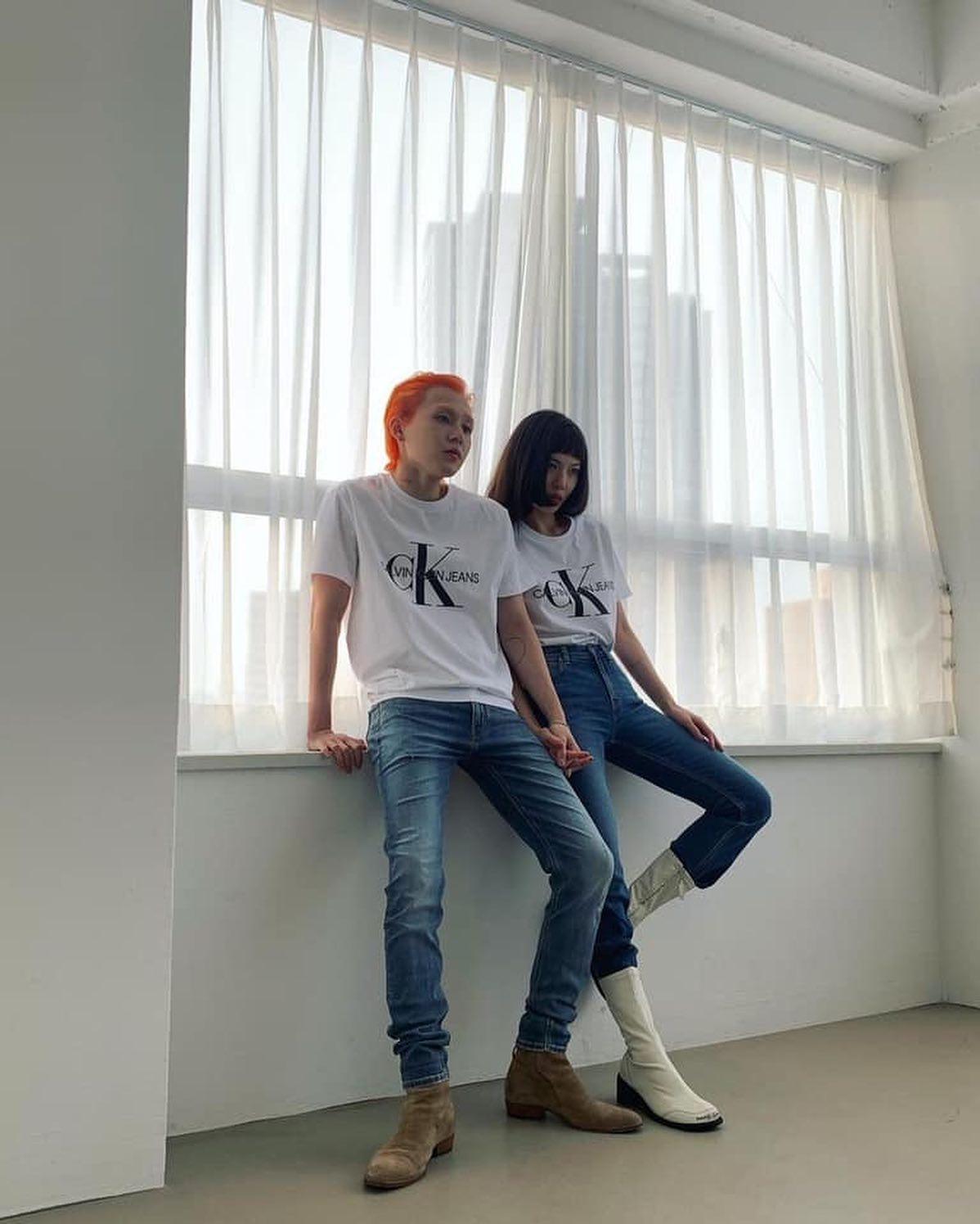 캘빈클라인과 찰떡❤️던 & 현아 이미지