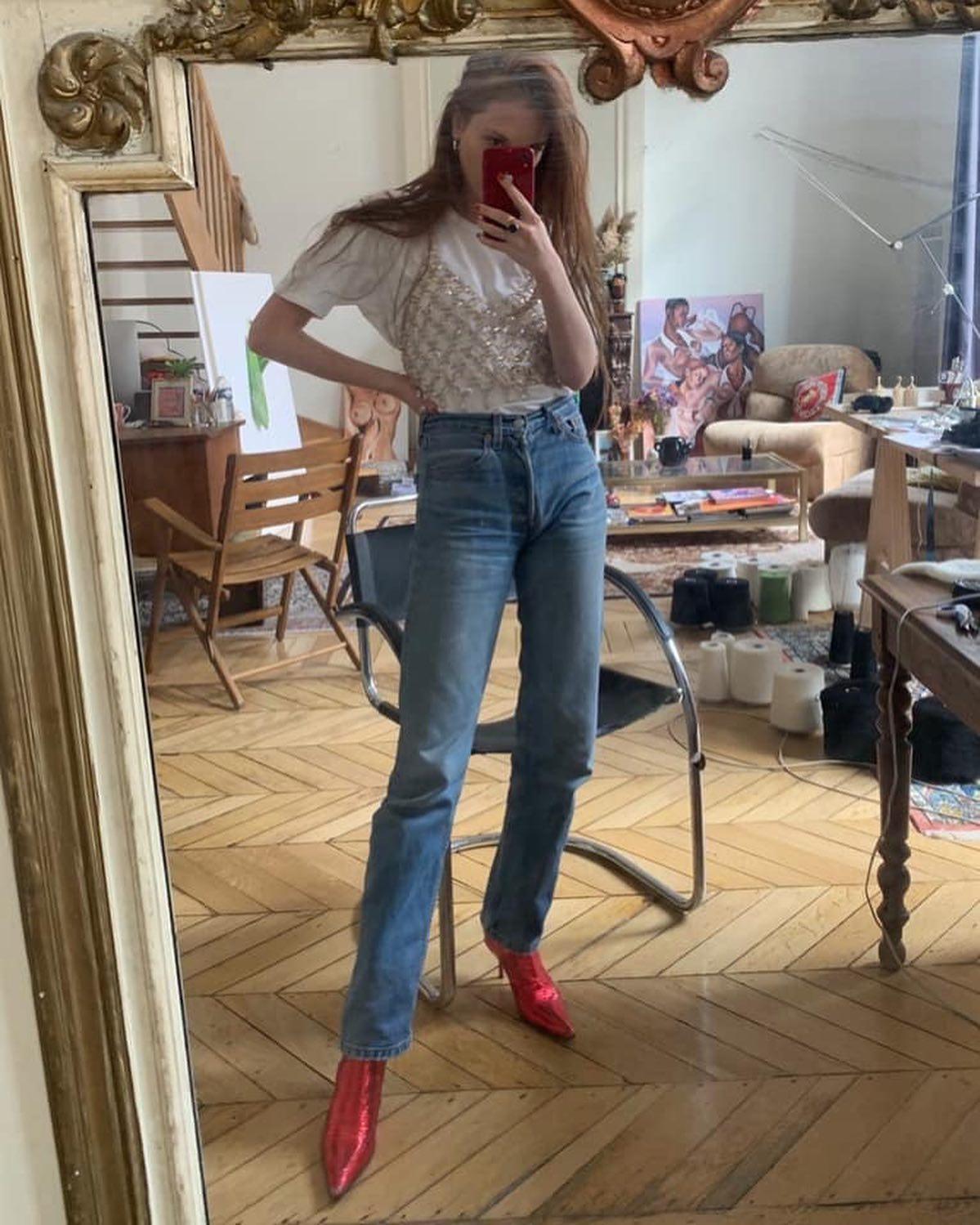 신발에 포인트 주기👻❤️ 이미지