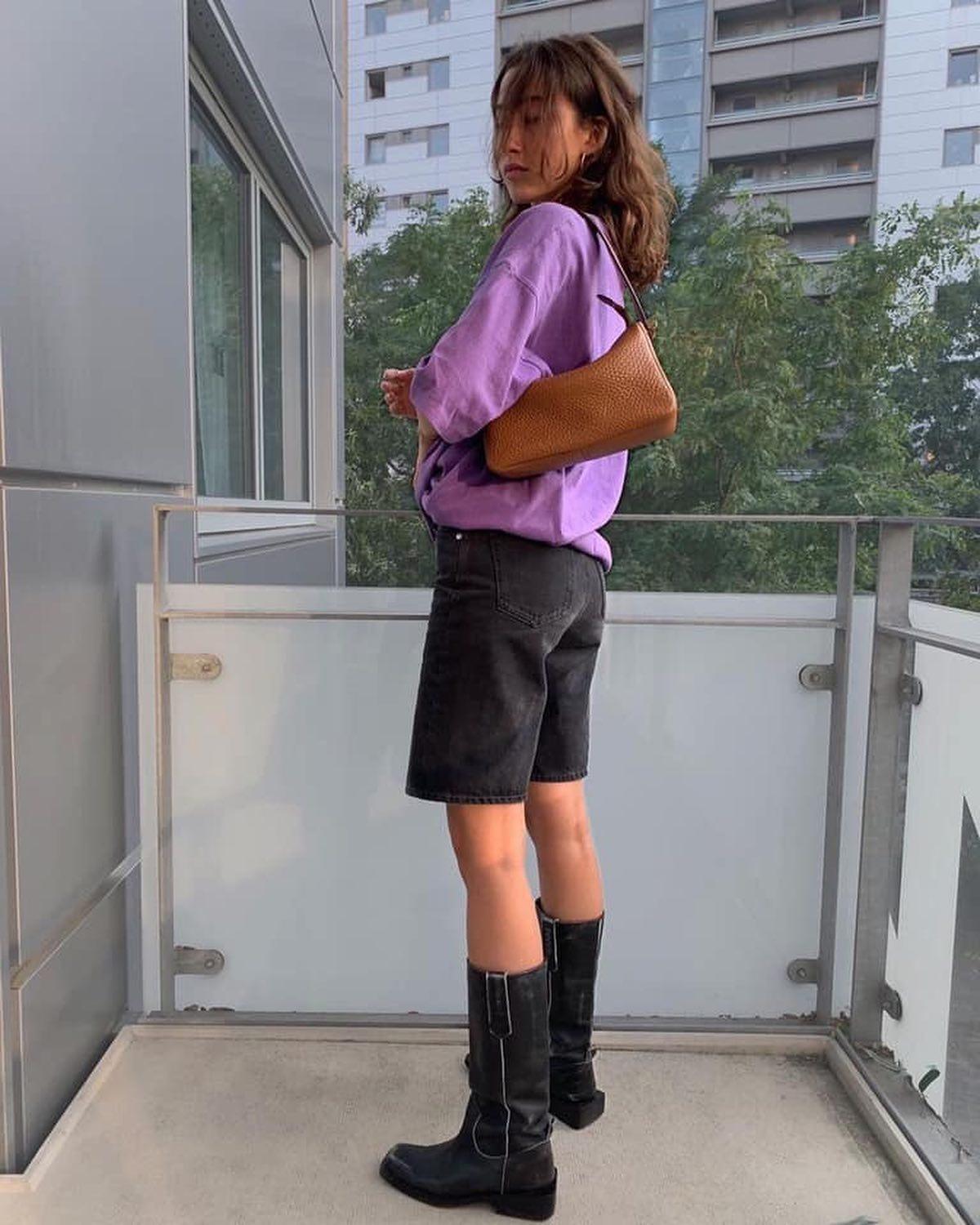 반바지+롱부츠 요런 느낌😎👢 이미지