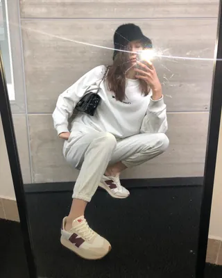 츄리닝에 꿀조합🤍❤️뉴발237 이미지