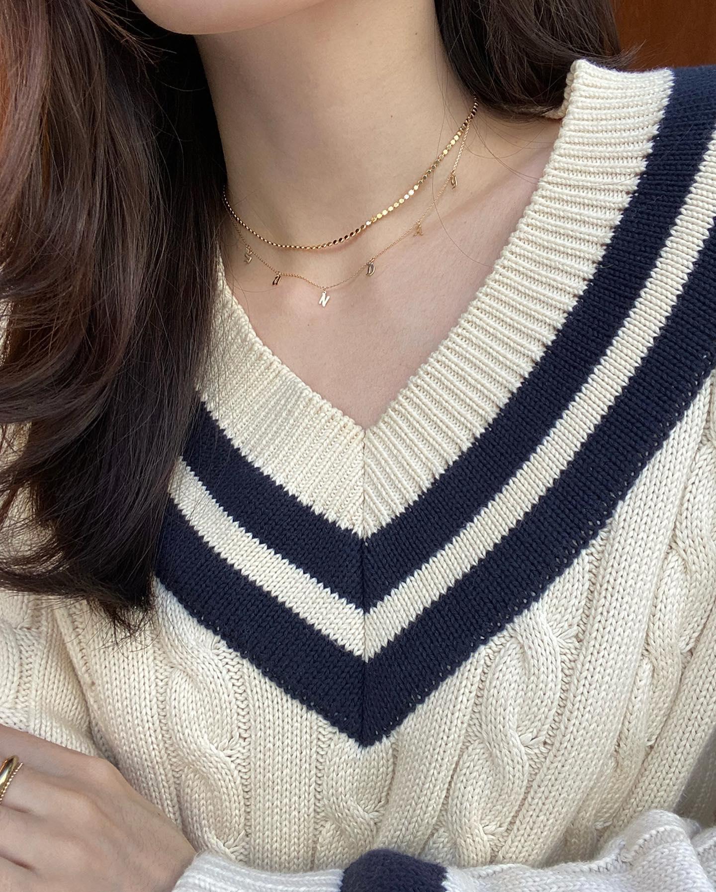 나도 할래💛🖤@이니셜목걸이 이미지10