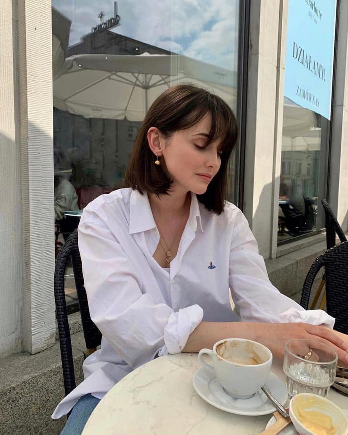 단정한 셔츠 블라우스🤍☕️ 이미지
