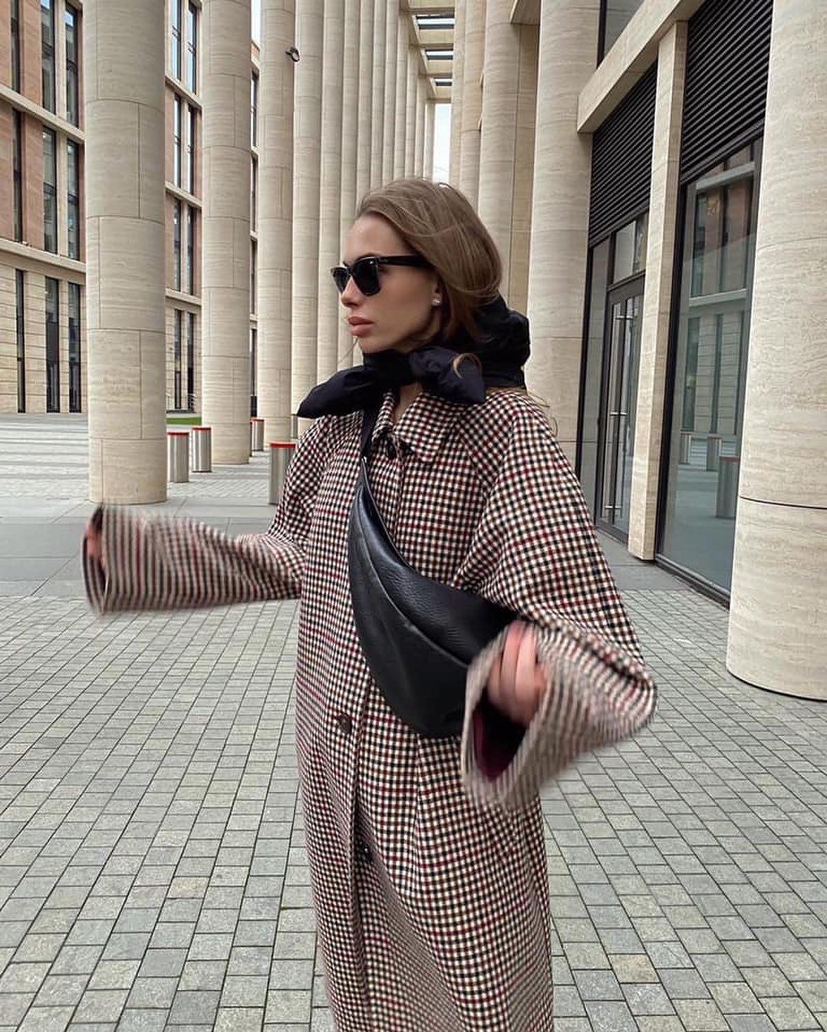 빈티지한 느낌의 체크코트🎀 이미지2