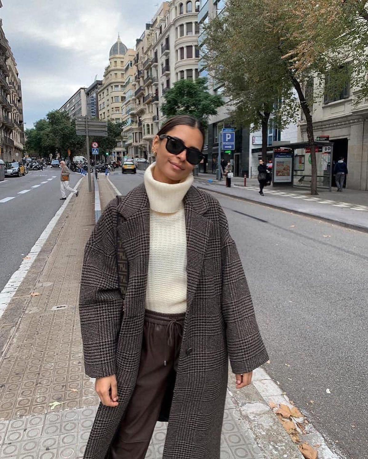 빈티지한 느낌의 체크코트🎀 이미지4