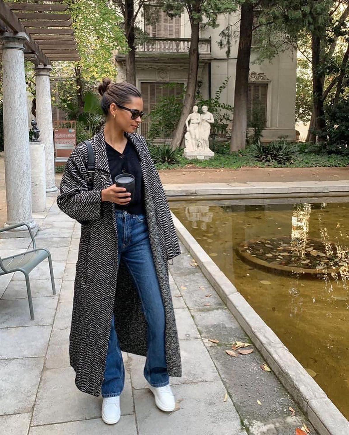 빈티지한 느낌의 체크코트🎀 이미지5