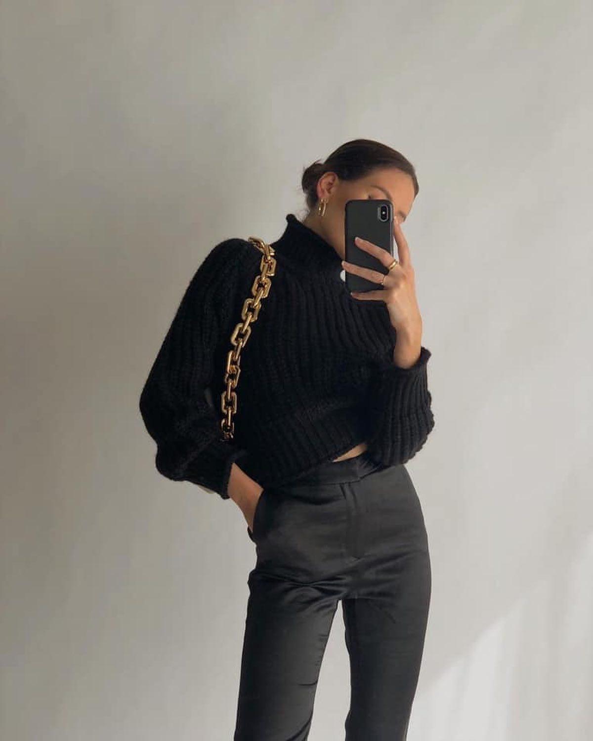 데일리 분위기템🖤블랙 터틀넥 이미지