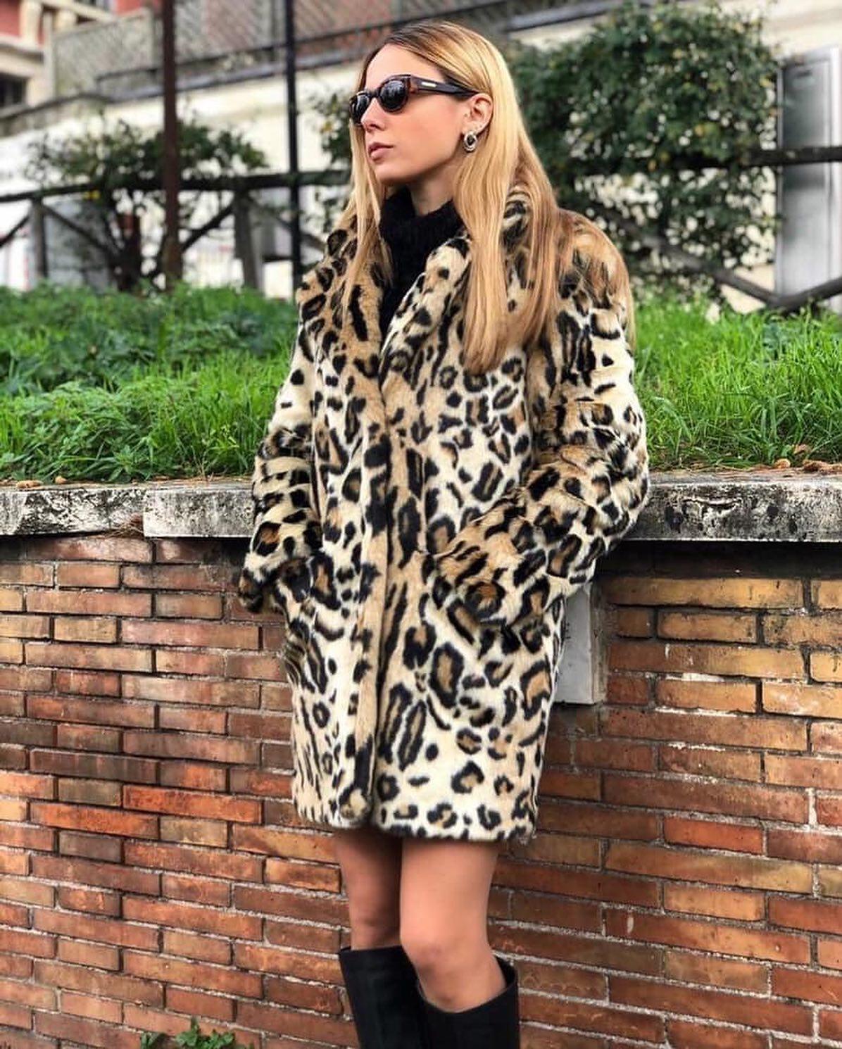 페이크 호피 아우터로 포인트🐯 이미지