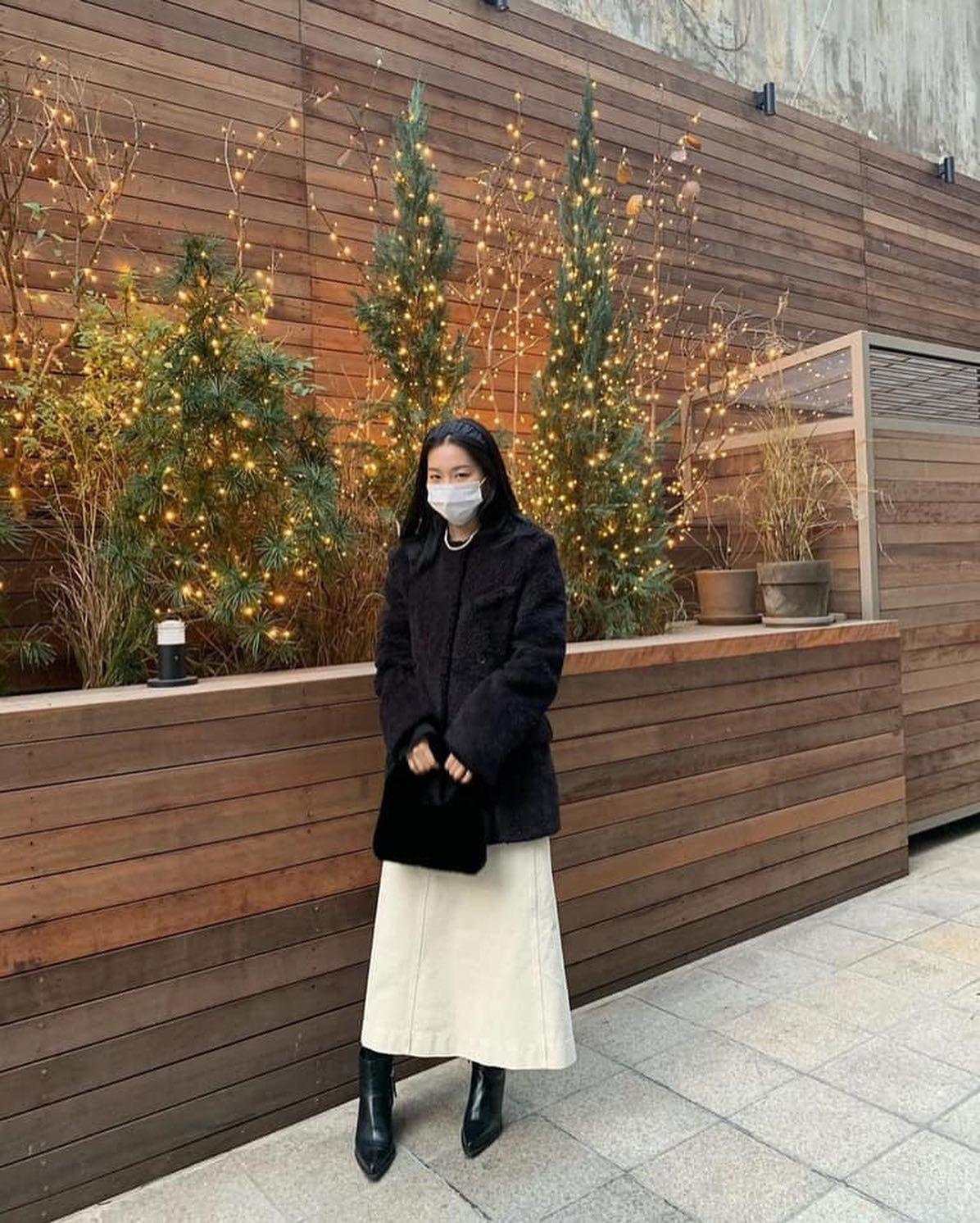 쌀쌀할때 끌리는 롱스커트🌬🖤 이미지