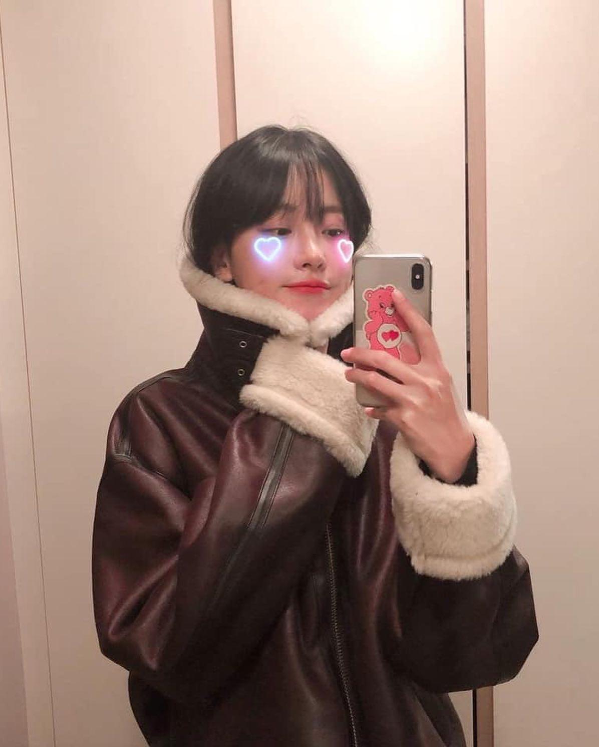 무스탕으로 추위🔫🔫🔫 이미지