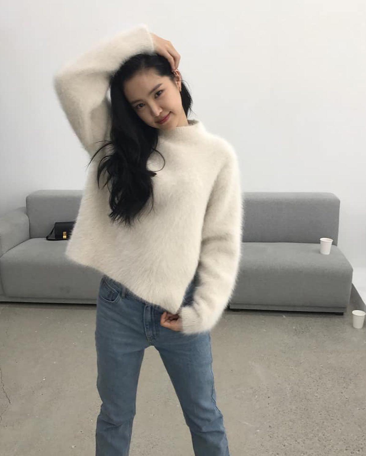 보들 앙고라 느낌 니트🧸🤍 이미지