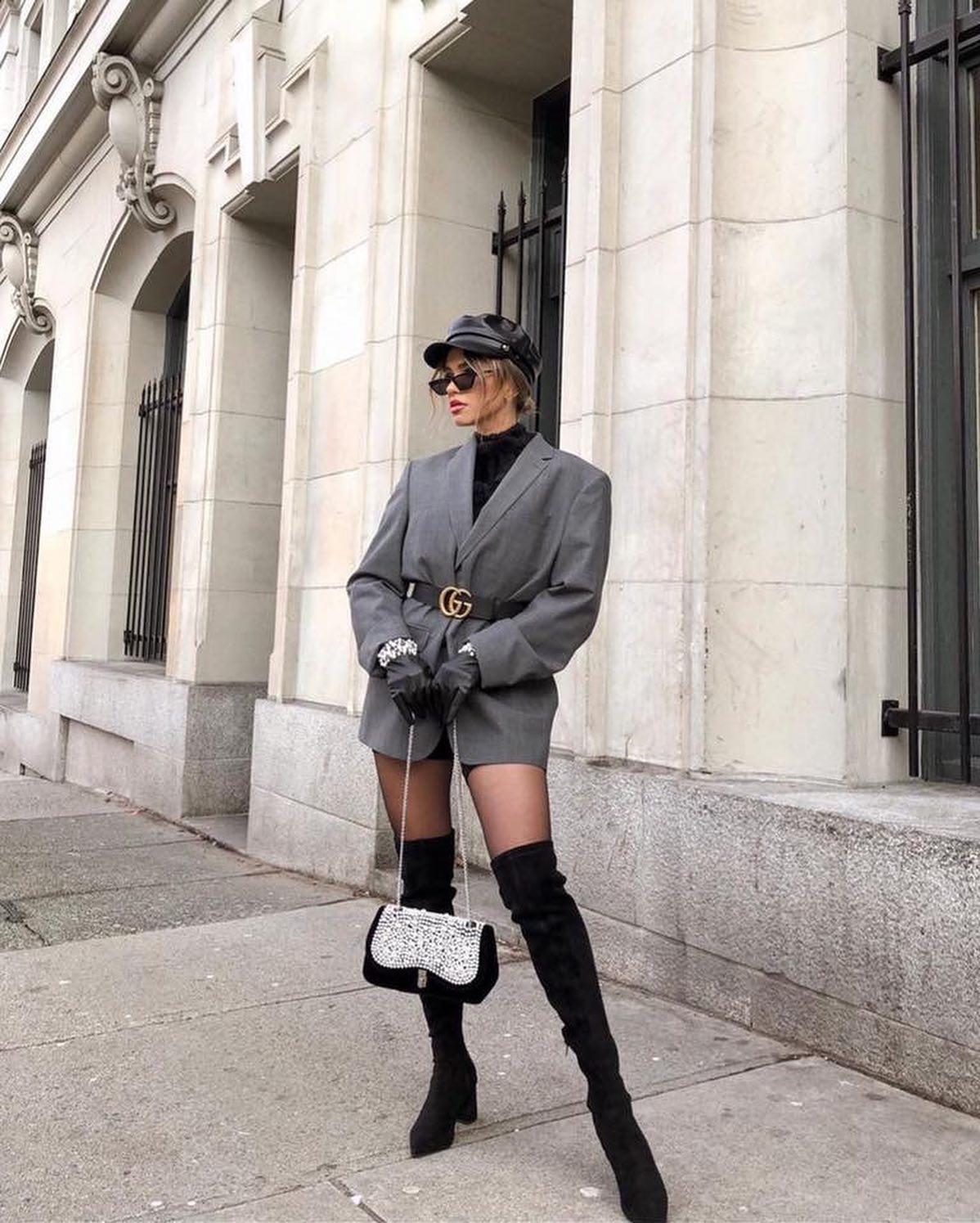 허리 얇아보이는 자켓 코디법🖤 이미지7