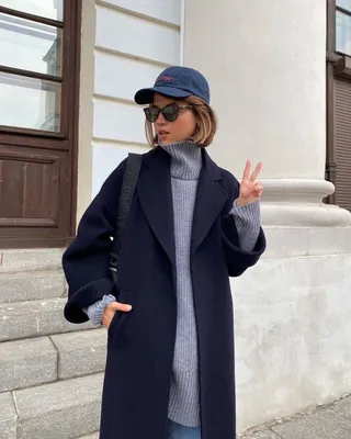 코트에 볼캡으로 시크 무드🧢 이미지