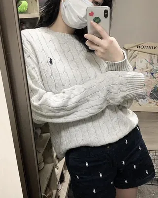니트에 반바지는 두배로 큐트🥰 이미지