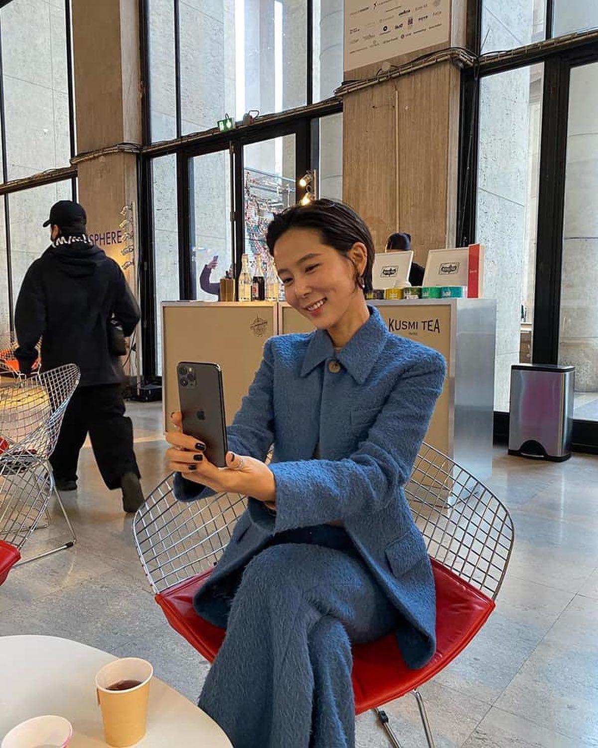 셋업 입으면 기분이 좋지용💙 이미지