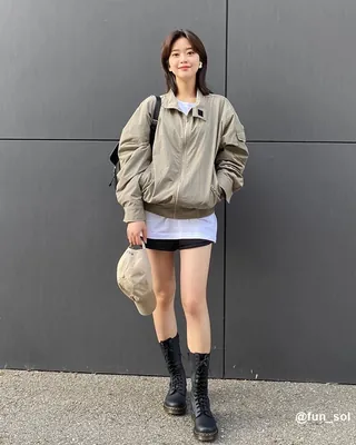 가을 부츠 스타일링🔥 선두주자
닥터마틴으로 힙한 코디🖤 #광고 #닥터마틴 #drmartens 이미지