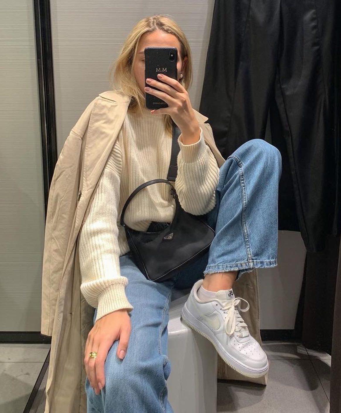 이런 짜임의 니트가 끌려😉🖤 이미지