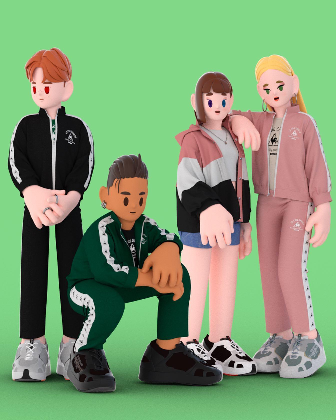 요즘 캐릭터가🤟🔥더@힙해
이젠 20FW 스트릿룩🚧🖤캐릭터 통해 참고 이미지6