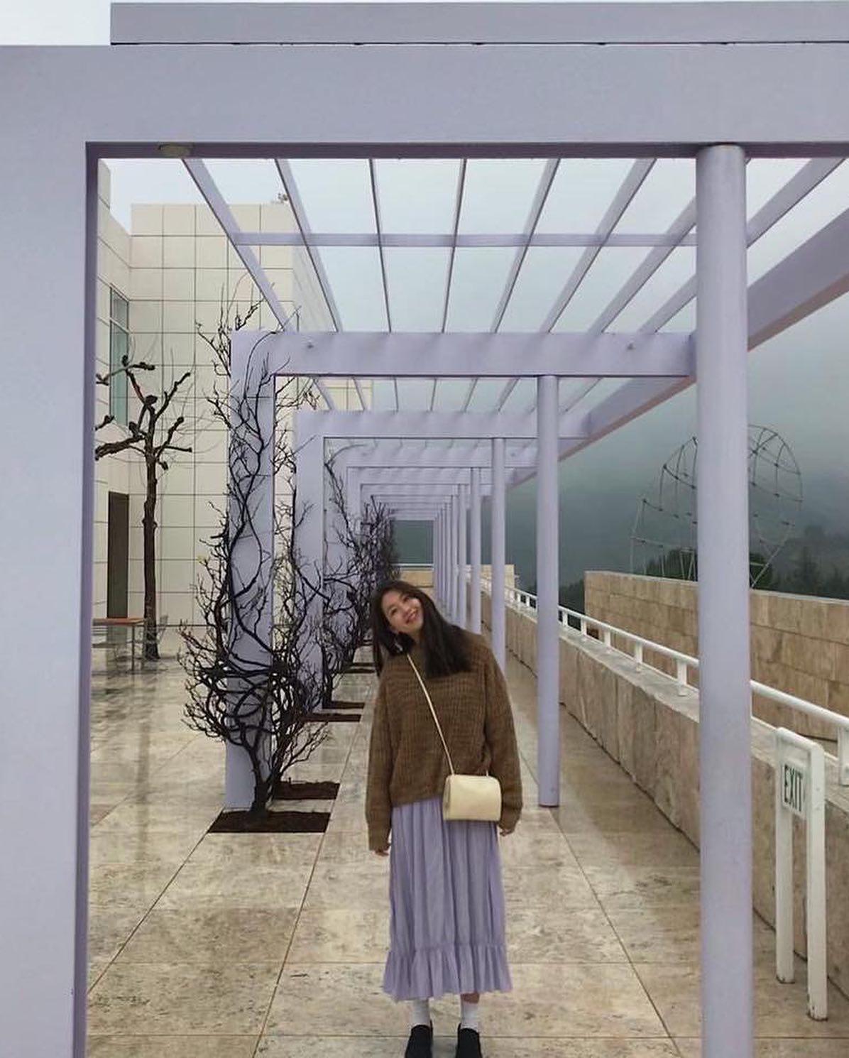 니트에 롱치마로 가을느낌🍂 이미지2