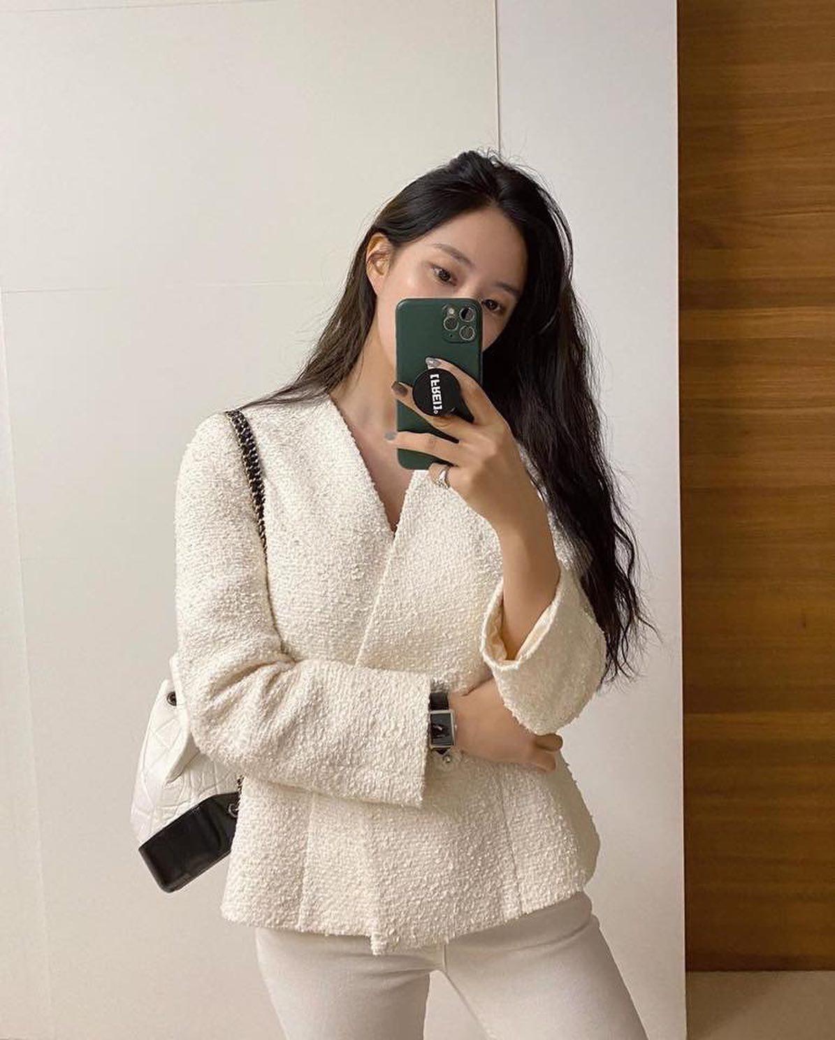 트위드로 고급지게🤍🖤 이미지