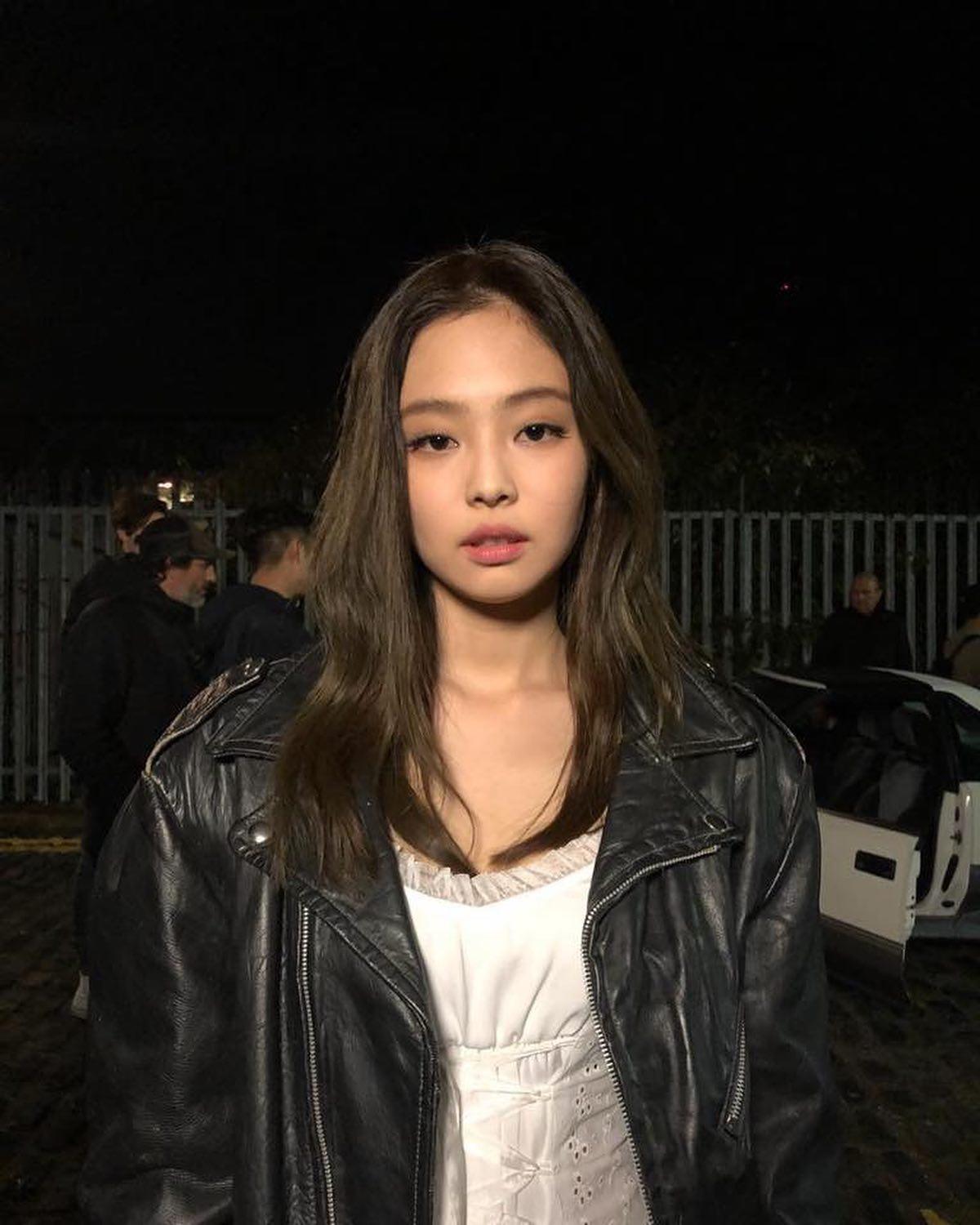 가을 시크 모드🖤레더자켓 이미지