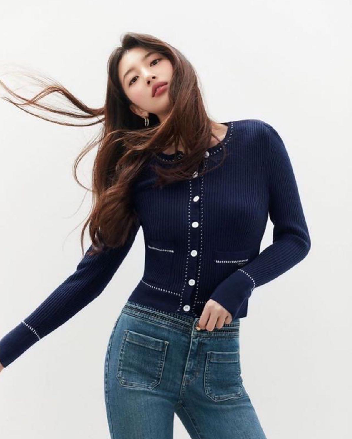 열일하는 수지 x 게스 미모🤍❓ 이미지
