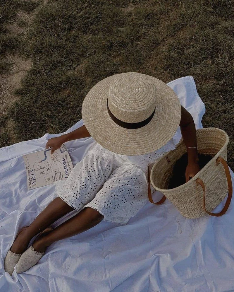 여름 갬성사진 필수 밀짚모자👒 이미지2