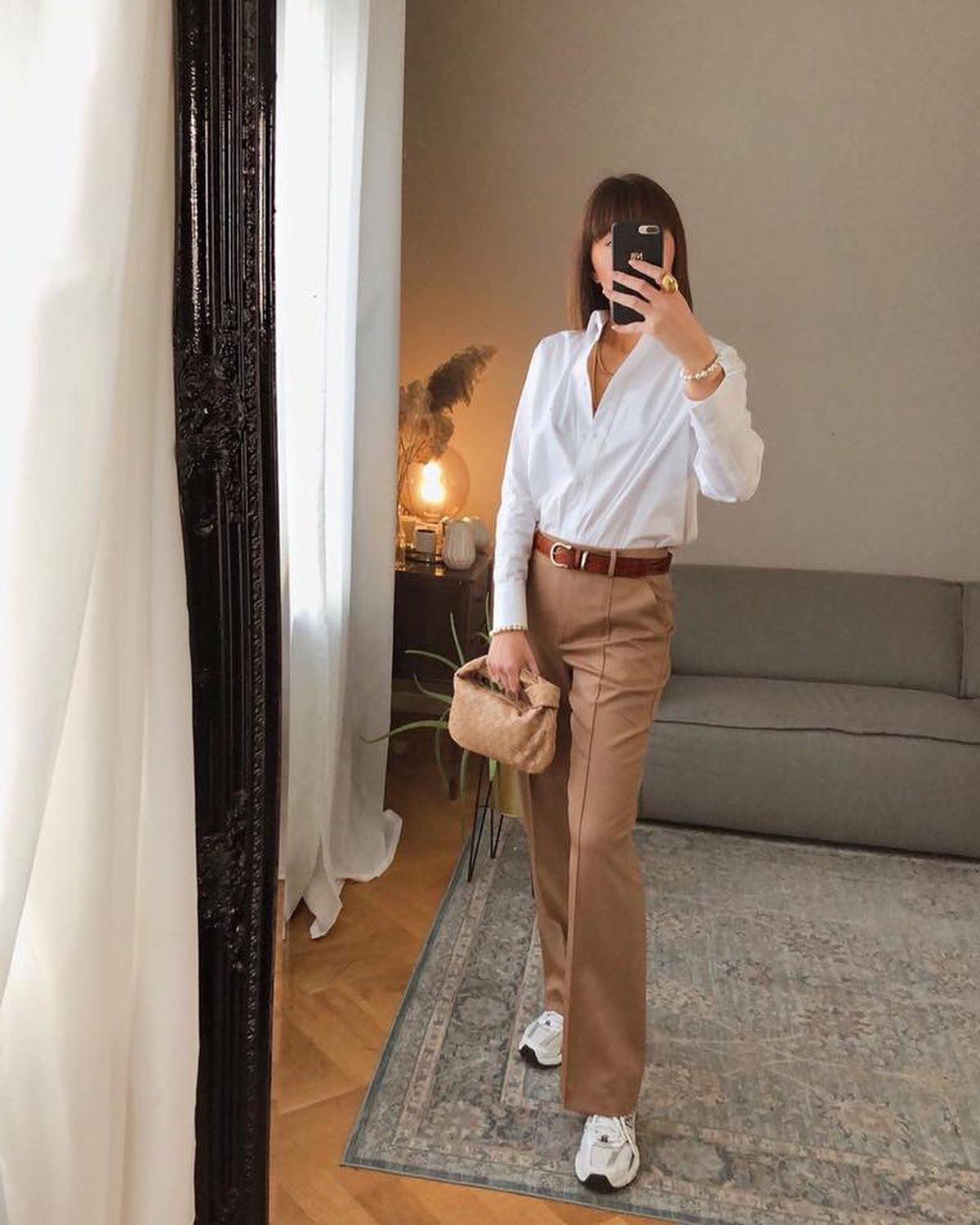 핏감있는 슬랙스 @출근룩📝 이미지