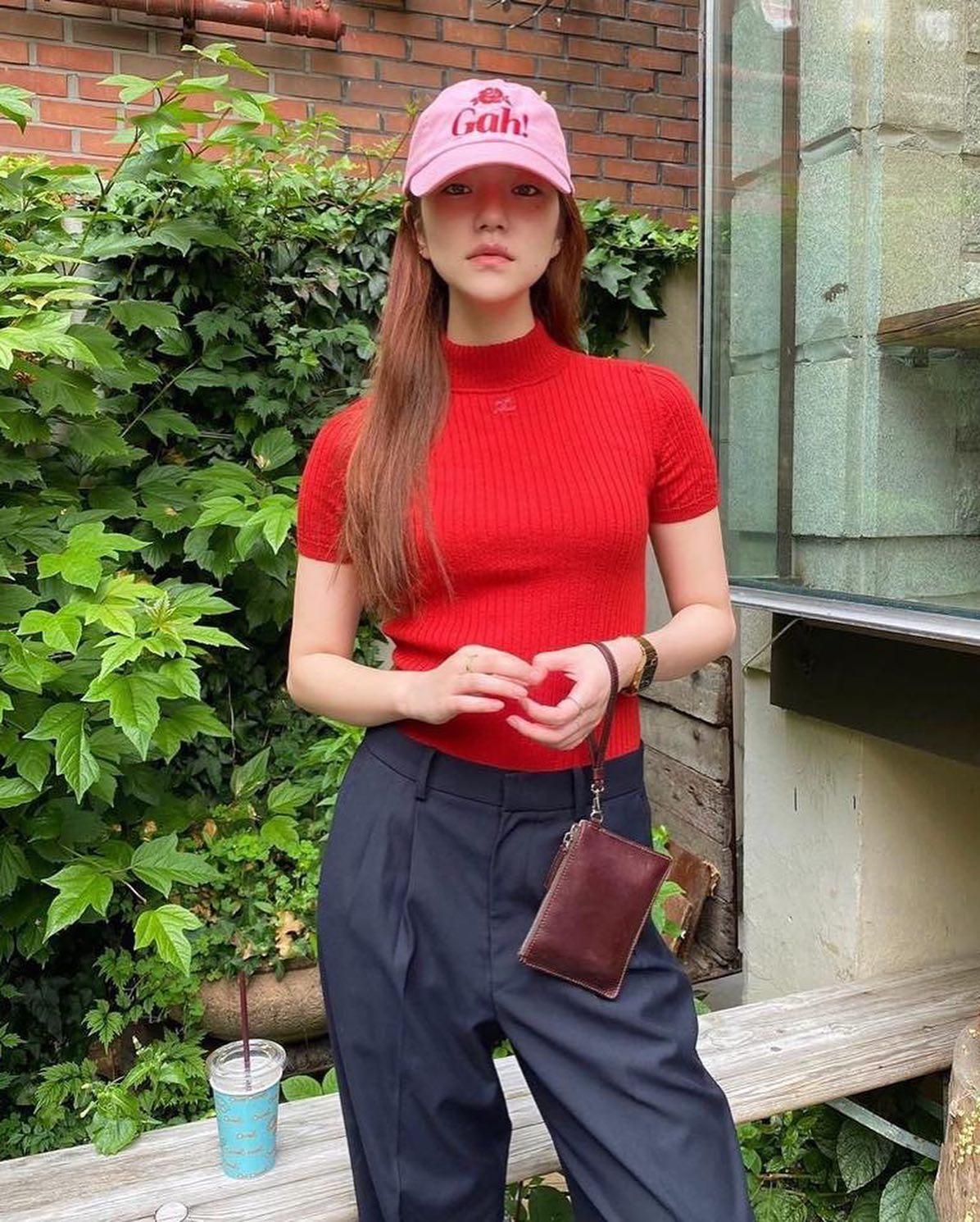 머리 안감은 날, 볼캡 코디🧢🍎 이미지