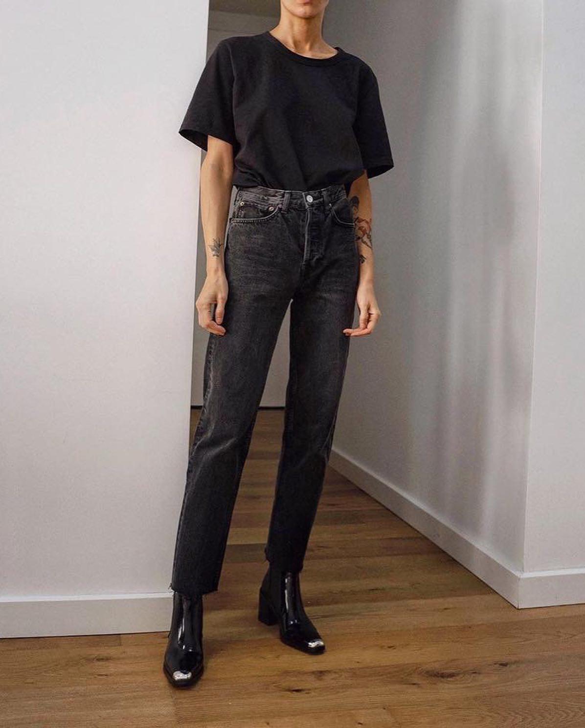 깔끔한 포인트👧🏻 흑청🖤 이미지