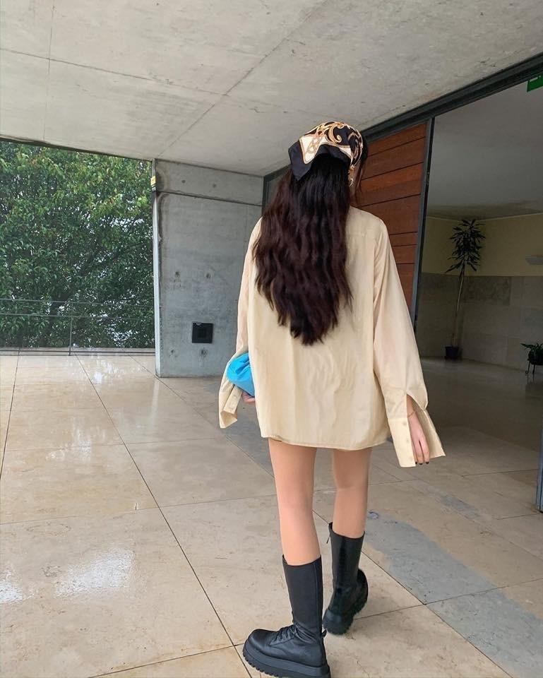 입으면 멋쟁이👯‍♀️@셔츠원피스 이미지