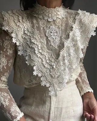 다 예뻐😍🤍레이스블라우스 이미지