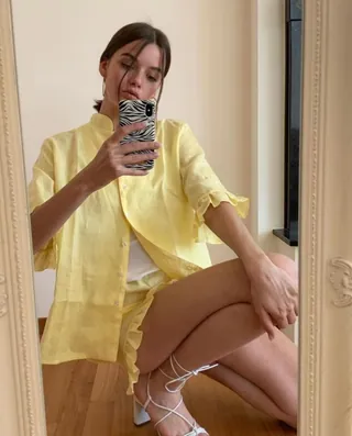 상콤 개나리룩 입으까?🌼💛 이미지